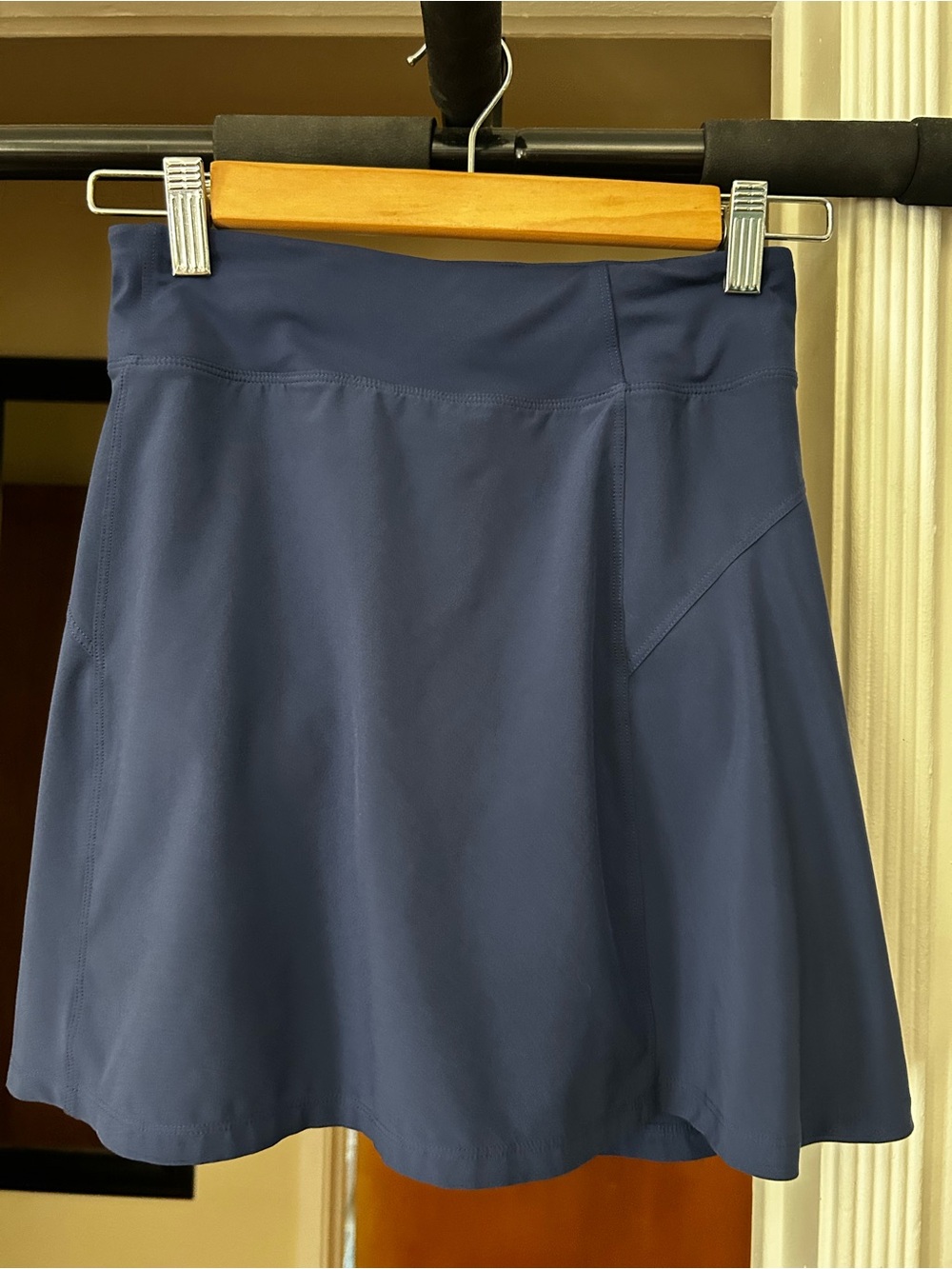 Athleta Girl Navy Performance School Day Skort with Inner Shorts. Size 12